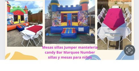 Party Jumper Mesas Sillas 