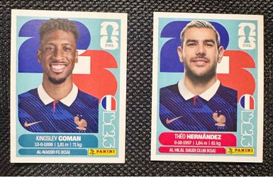 2026 FIFA World Cup Panini Stickers France KINGSLEY THÉO HERNÁNDEZ #FRA018
