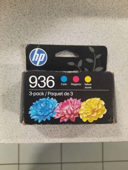 3 ORIGINAL HP INK CARTRIDGES.