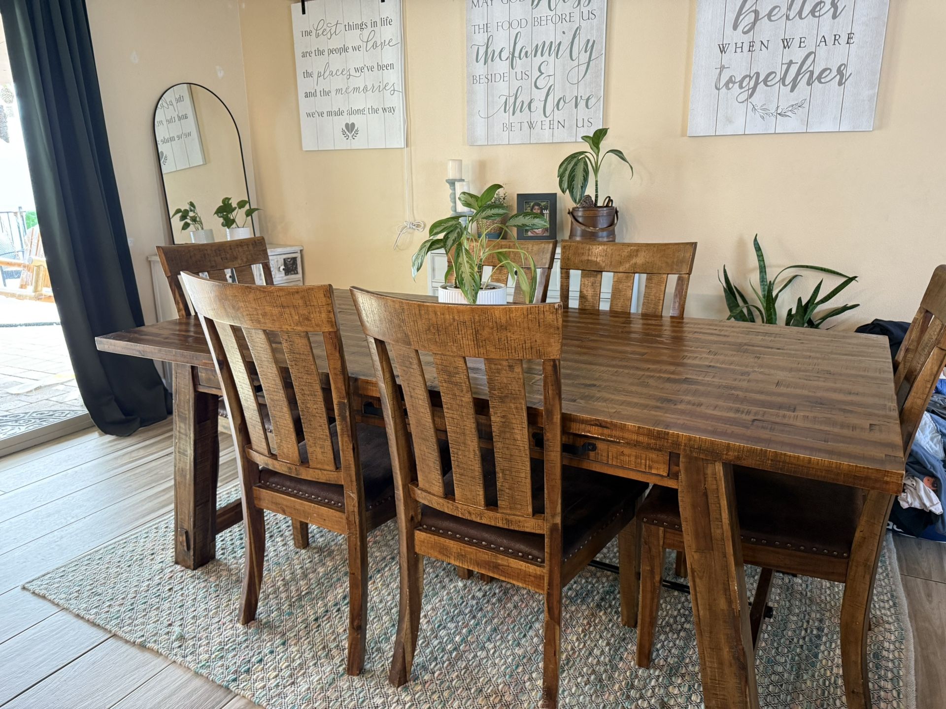 Wooden Dining Table 