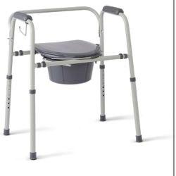 Free New Medline Three And One Adjustable Bedside Commode