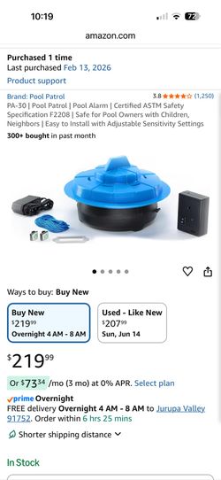 Pool Patrol alarms