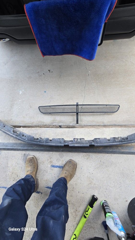 Front Bumper Lower Valence Extension And Grill