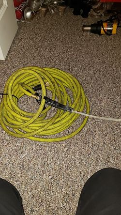 3/8 x 50 ft air hose with air gun