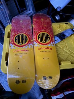 Aloha x In4mation Exclusive Skateboard Decks (2)