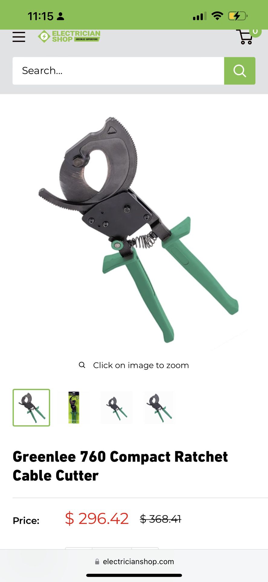 Greenlee 460 Cable Cutters 