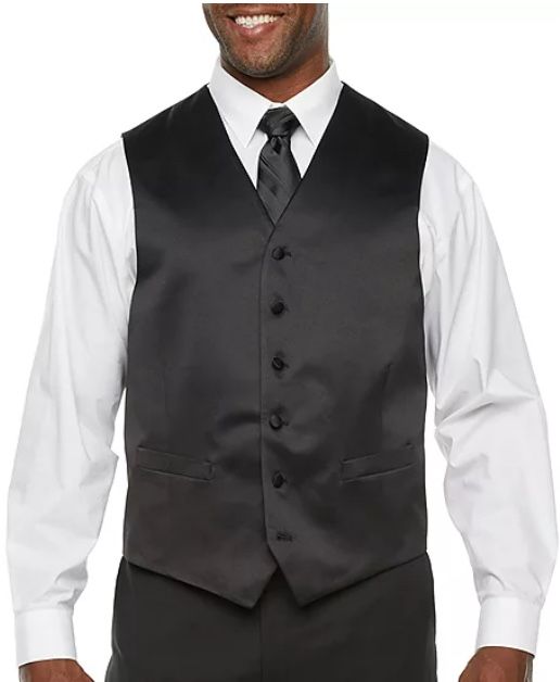 JCP mens Tuxedo Vest Size Medium