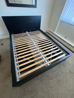 IKEA MALM Queen bed frame w/ storage
