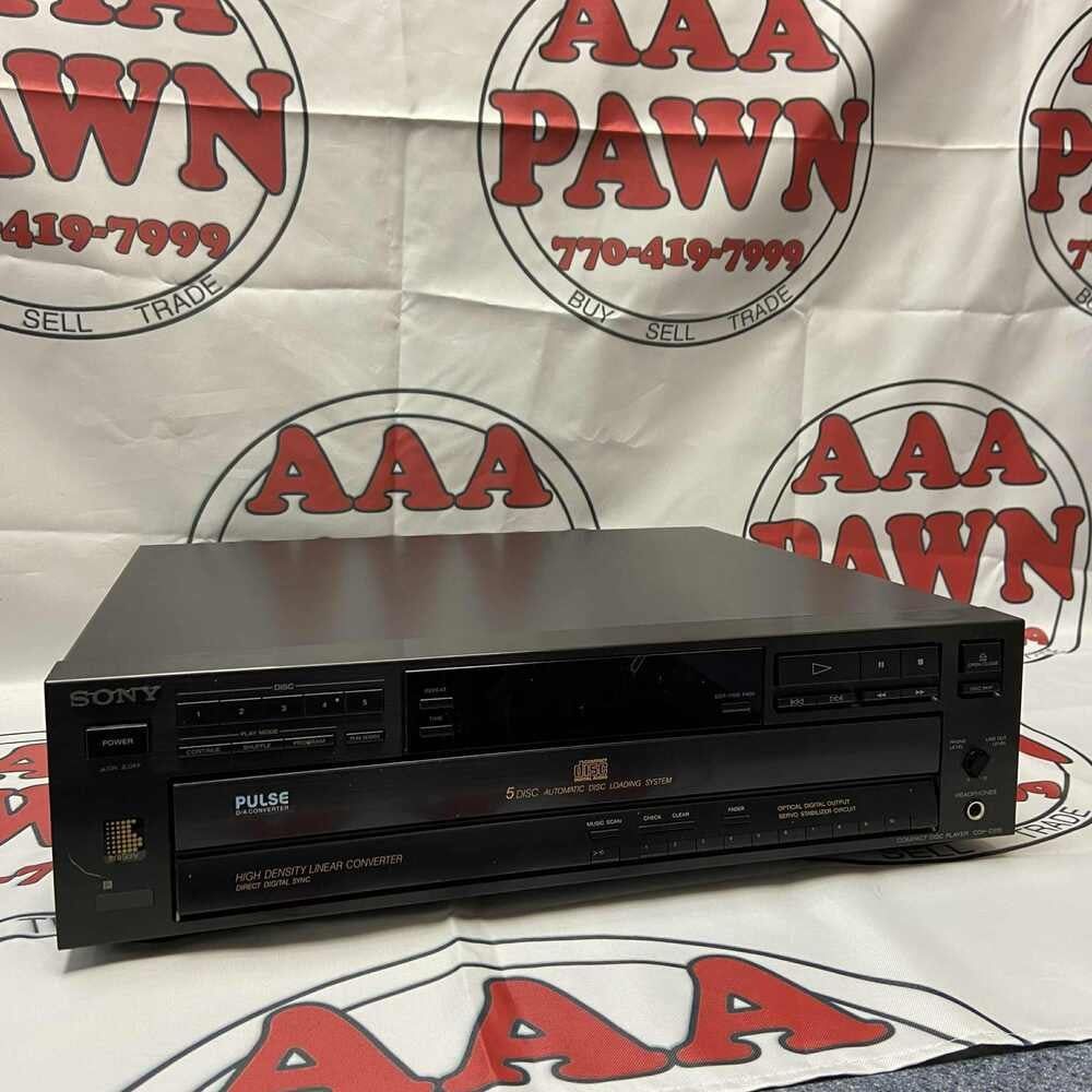 Sony 5 Disc Carousel System CD Player CDP C(contact info removed)5870