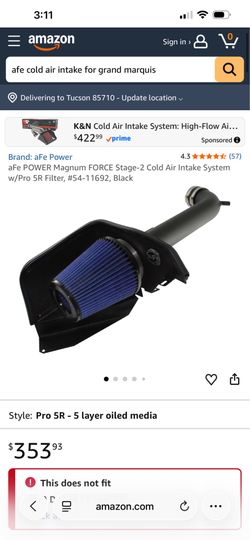 Cold air intake