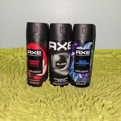 3 Axe Deodorants 4oz