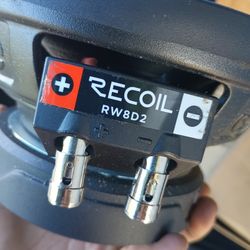 Recoil 8in Subwoofer 2ohm Dual Voice Coil 