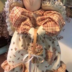 Adorable Wooden Doll
