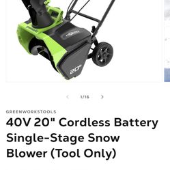 Selling Green works 40v Bundle 