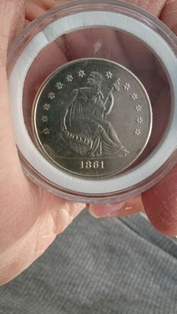 1861 confederate half dollar
