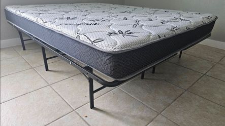 New Bamboo twin mattress frame combo