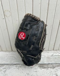 Rawlings leather baseball glove