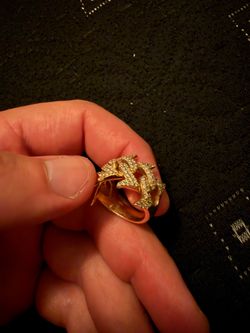 14k Cuban pinky ring 13.8 grams