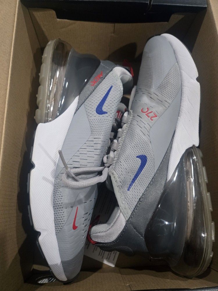 Nike Airmax 270 White,gray Size 9