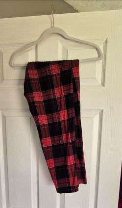 Torrid Black and Red Plaid Leggings