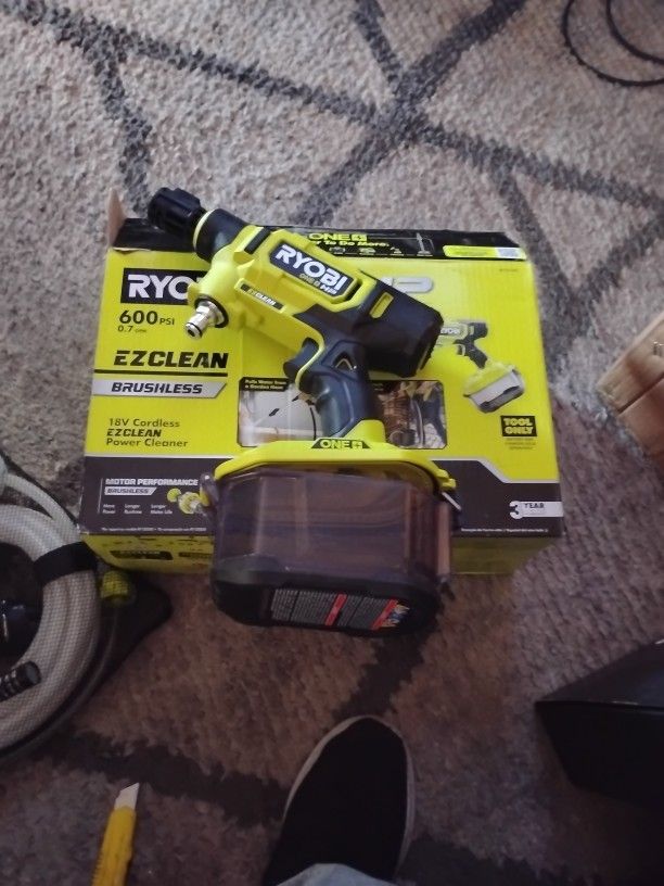 Ryobi One HP 18 Volt Brushless Easy Clean Cold Water Power Cleaner