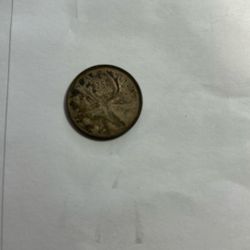 1943 Canadian 25c 