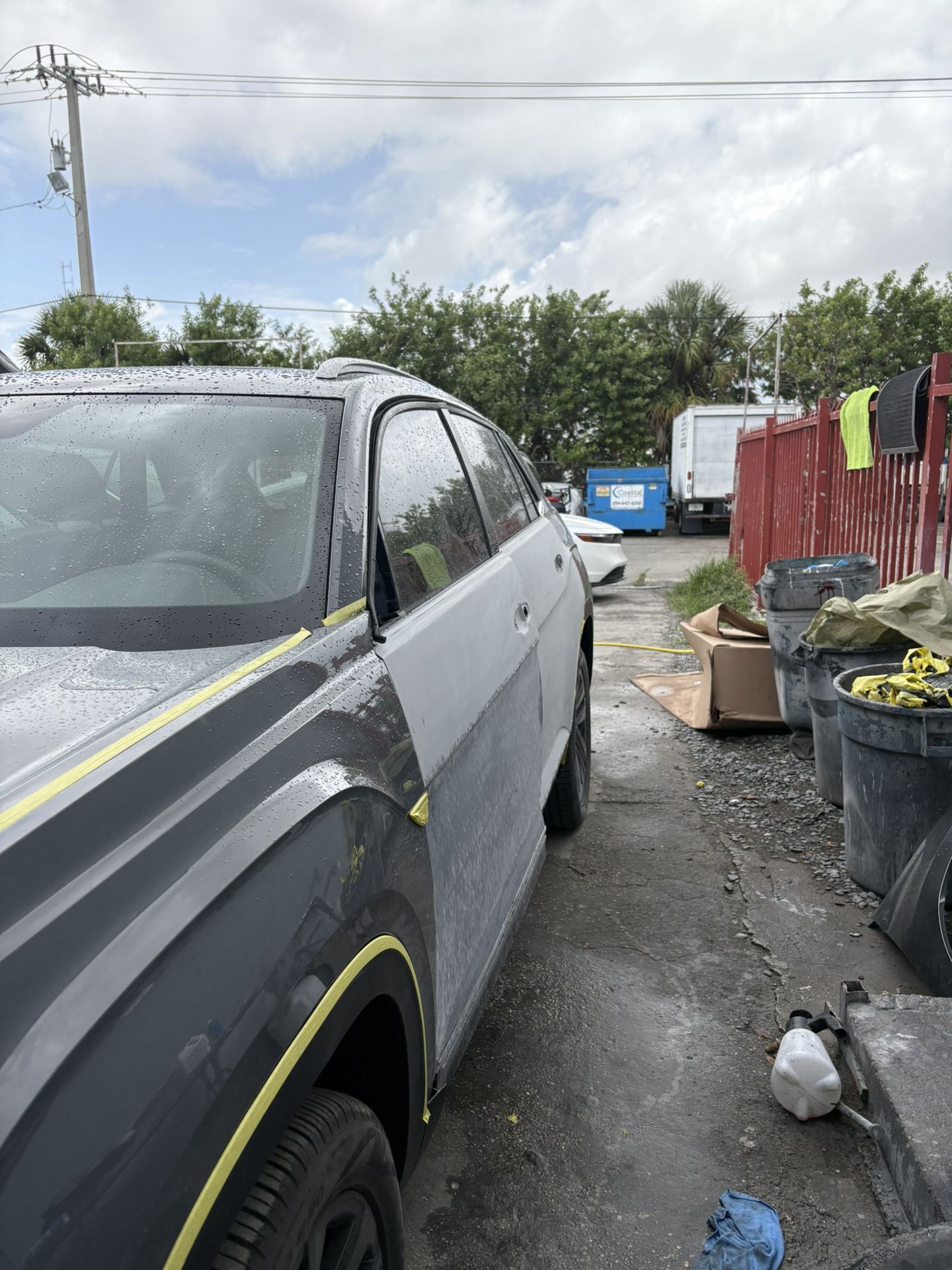 Paint, Dents, Scratches, Damages, Crashed Car, Bodywork Paint Work