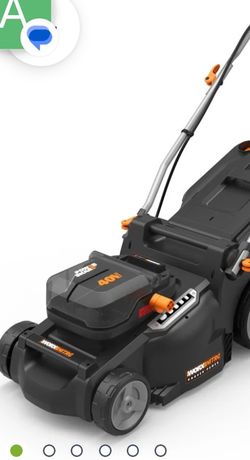 Works Cordless Lawn Mower 16 In Nitro Powered