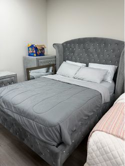 Queen bed + mattress free delivery