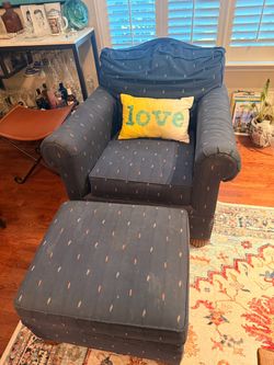 Chair and ottoman