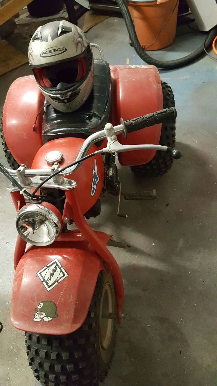 79' honda 110 ATC 3 wheeler for sale, runs great.