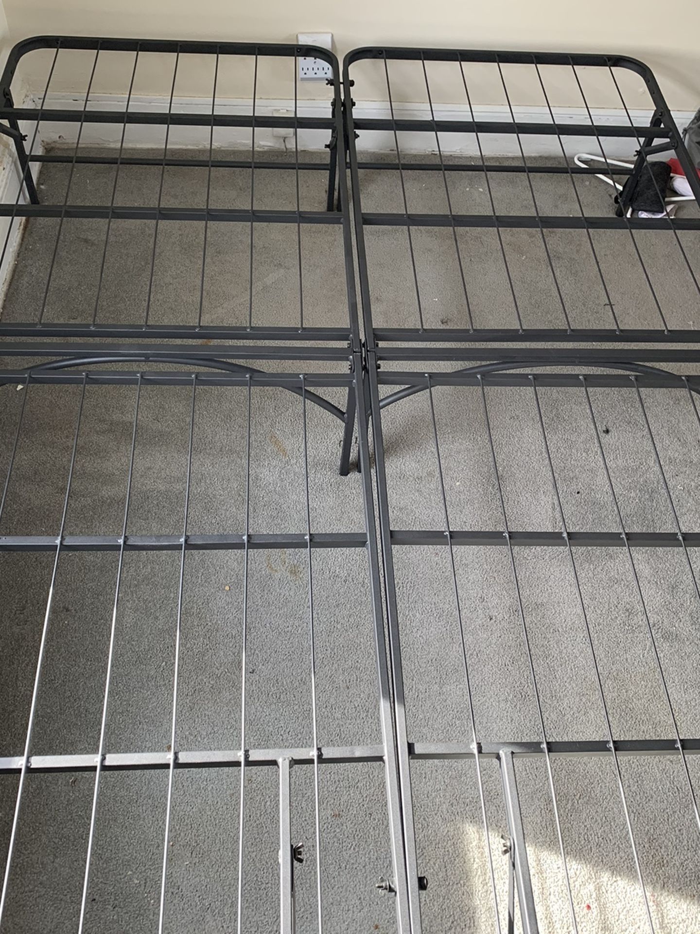 Bed Frame Metal Smartbase Queen Or 2 Twin Size