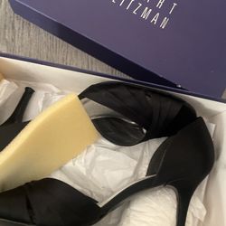 Women Pump Heels Shoes Black Size 8.5 Stuart Weitzman