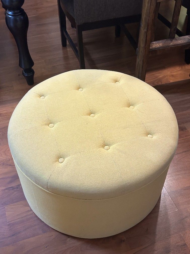 Yellow Ottoman