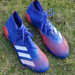 Adidas Predator 20.1 Soccer Cleats Blue/Red – Size 8.5 Men