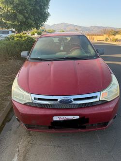 Ford Focus Red Sedan
