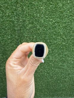 14k Black Stone Ring
