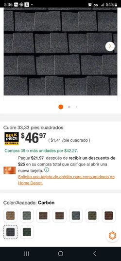 Shingles  son 7 paquetes