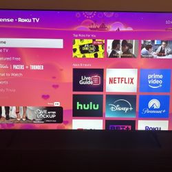 58" Hisense Smart TV (3 Months Old)