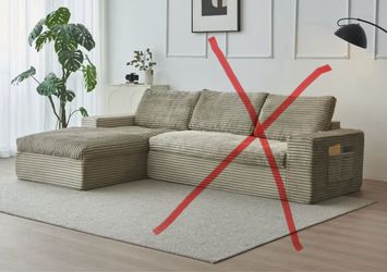 104” left chaise
