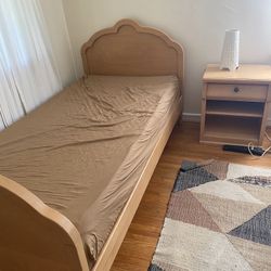 5 Piece Bedroom Set Solid Maple Wood Child