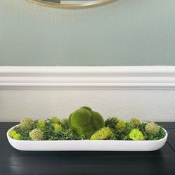 Custom made moss decor