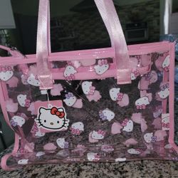 Sanrio Hello Kitty Clear Bag Purse Brand New