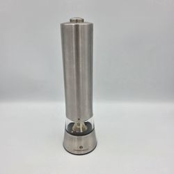 Zassenhaus Gera Battery Operated Pepper Mill Grinder Steel Germany 8” (#2)