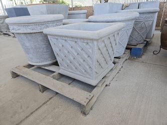 CEMENT PLANTER POTS $200 EACH