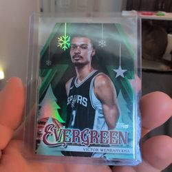 Victor Wembanyama Evergreen Holiday Card