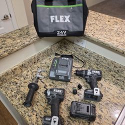 FLEX 24V 2-Tool Brushless Combo Kit