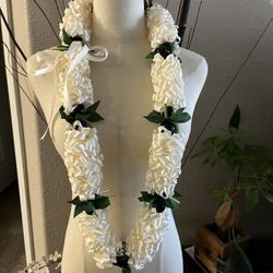 Graduation Lei.  Kukui & Satin Ribbon. For ALL OCCASIONS.