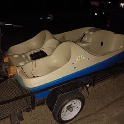 Small Boat with Motor