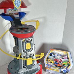 Paw Patrol Tower And Vehicles 